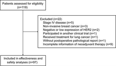 Pyrotinib-Containing Neoadjuvant Therapy in Patients With HER2-Positive Breast Cancer: A Multicenter Retrospective Analysis